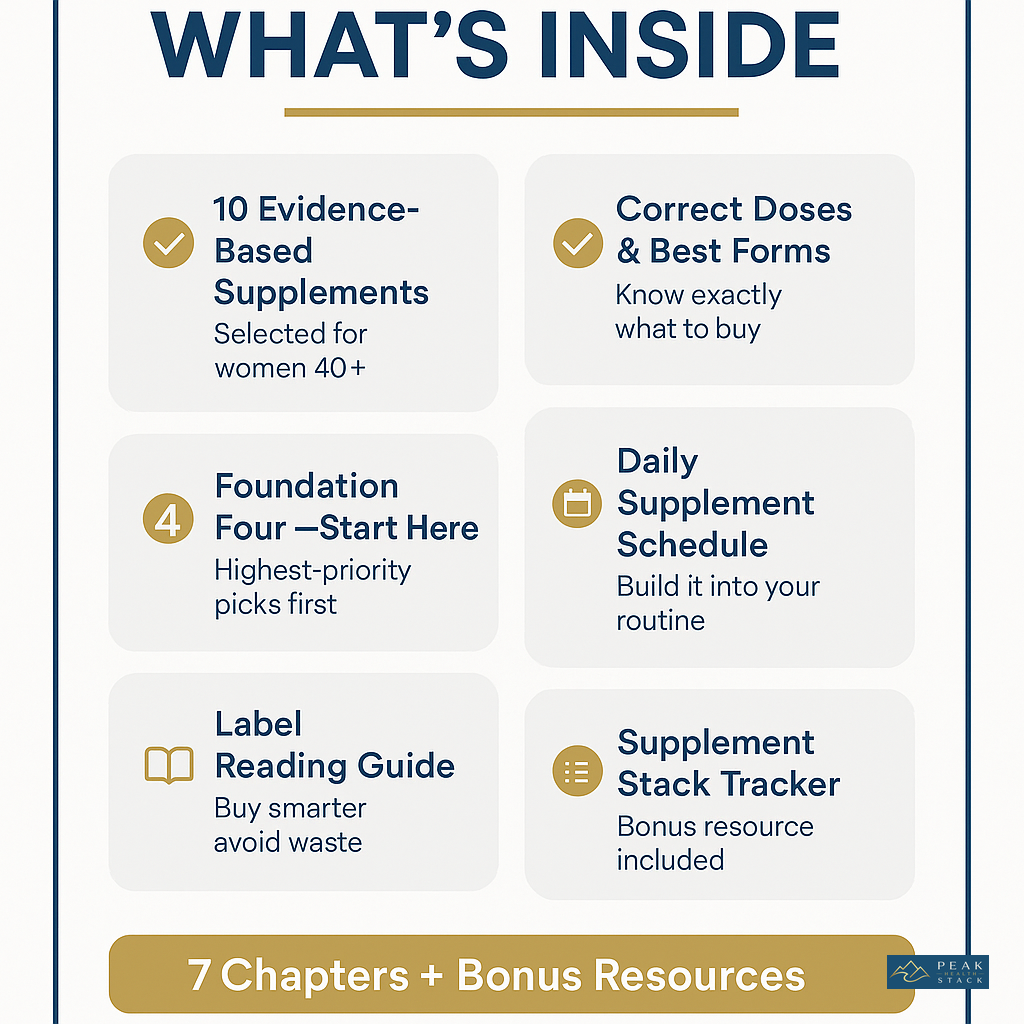 The Complete Supplement Guide for Women Over 40 - Image 3