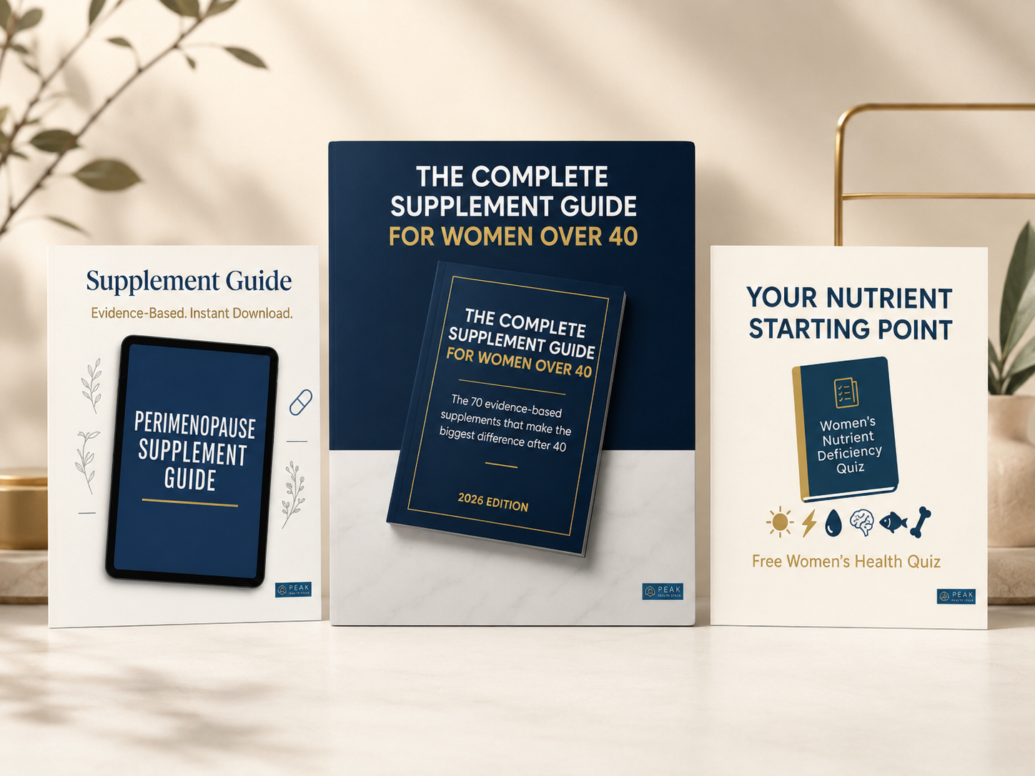 Peak Health Stack women's supplement guides