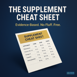 Free Supplement Cheat Sheet