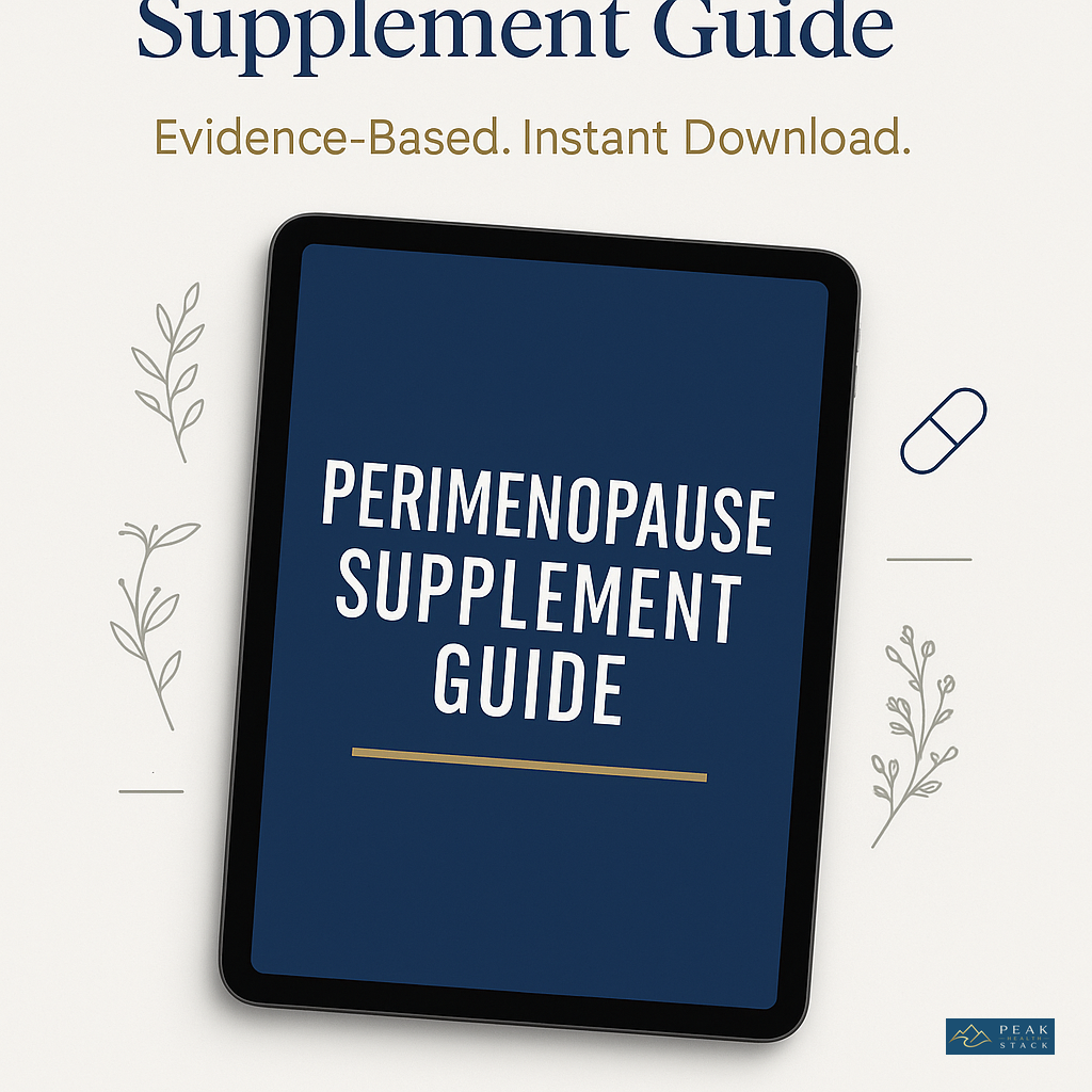 Free Perimenopause Supplement Guide