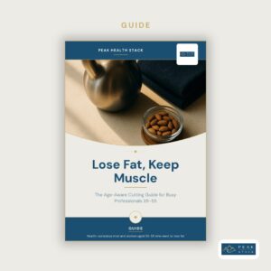 Lose Fat, Keep Muscle: The Age-Aware Cutting Guide for Busy Professionals 35-55