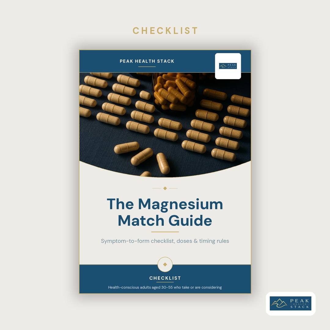The Magnesium Form Guide: Match Symptom-to-Form Checklist - Image 2