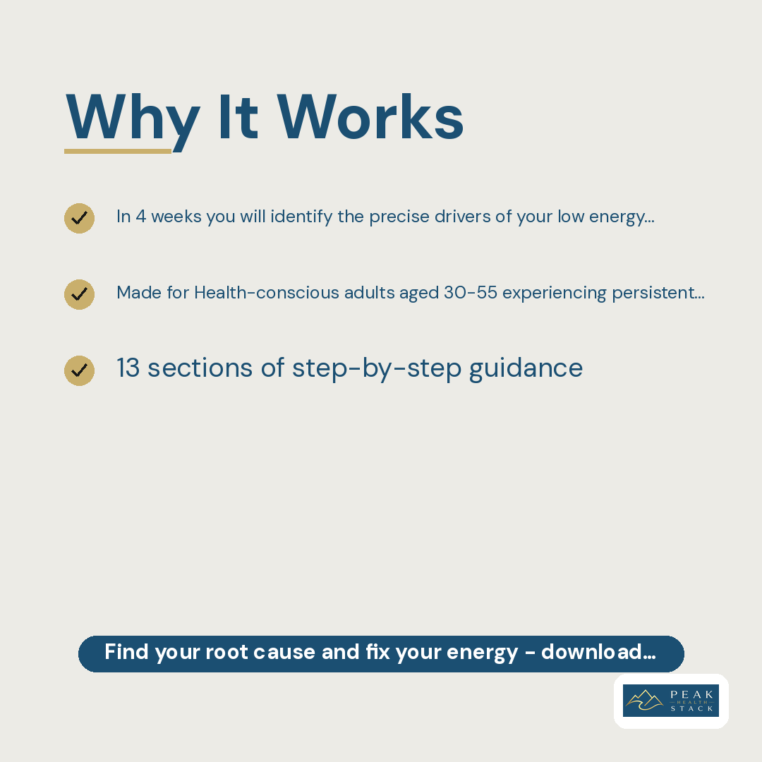 The Energy Diagnosis Workbook — A 4-Week Root-Cause System for Chronic Fatigue - Image 4